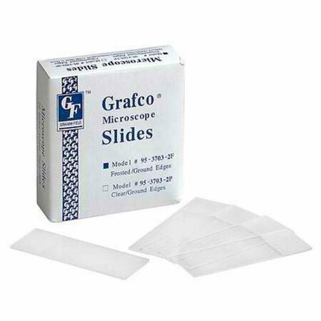 NUTRIONE 3 x 1 in. Microscope Glas Slides Frosted NU3490002